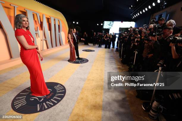 Radhika Jones , Editor-in-Chief of Vanity Fair, attends the 2025 Vanity Fair Oscar Party Hosted By Radhika Jones at Wallis Annenberg Center for the...