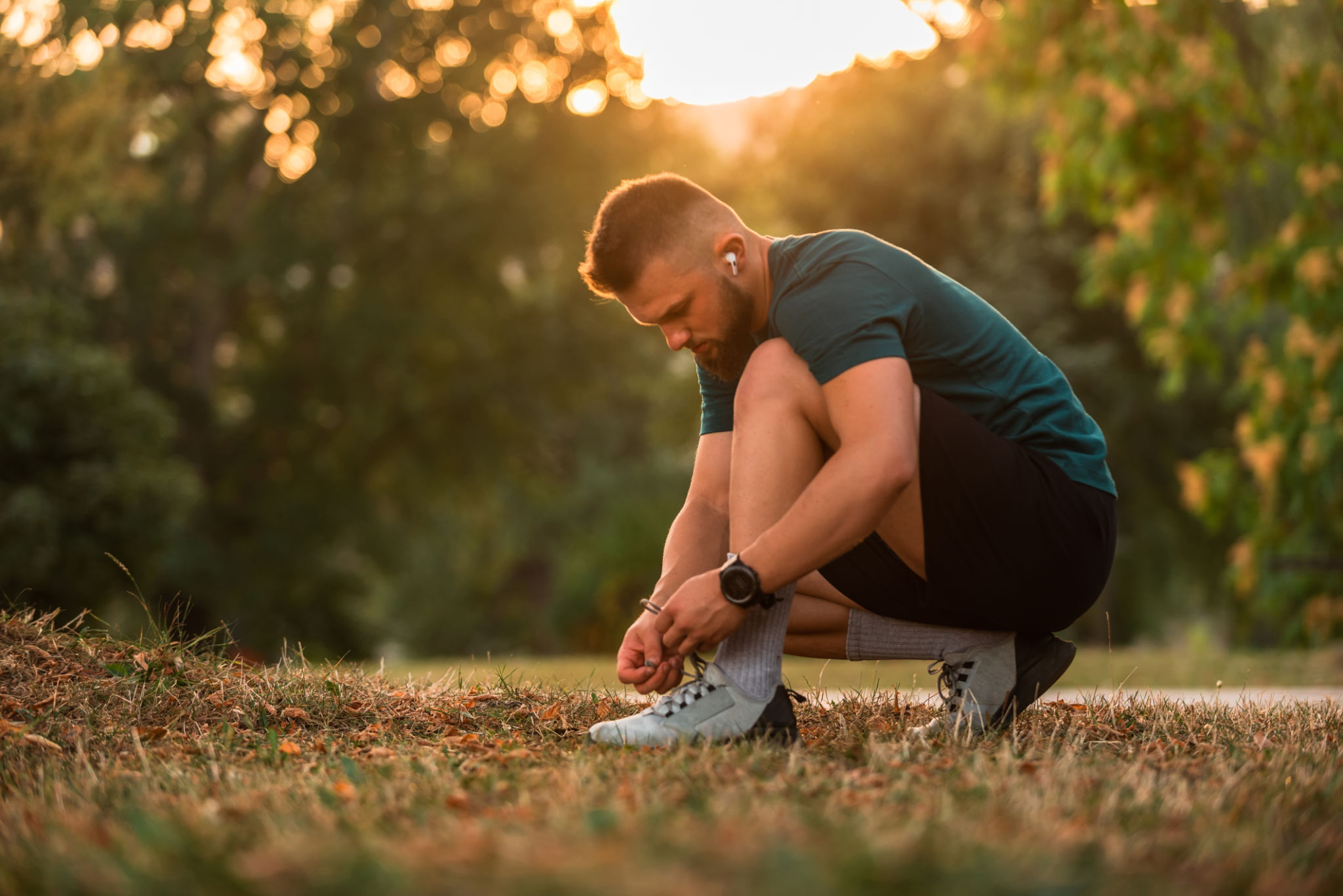 trying sneakers