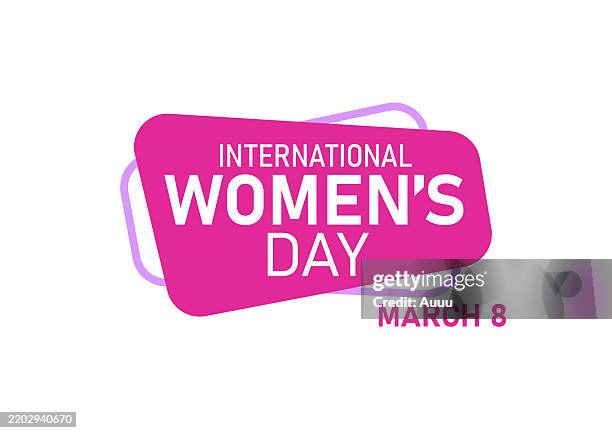 international women's day background - international womens day logo stock illustrations