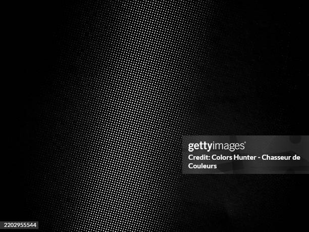 gradient white dots on a black background - billboard posting stock pictures, royalty-free photos & images