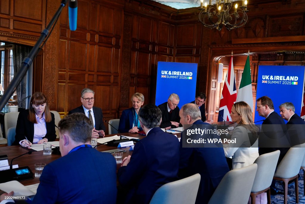 The Prime Minister And Taoiseach Attend UK-Ireland Summit
