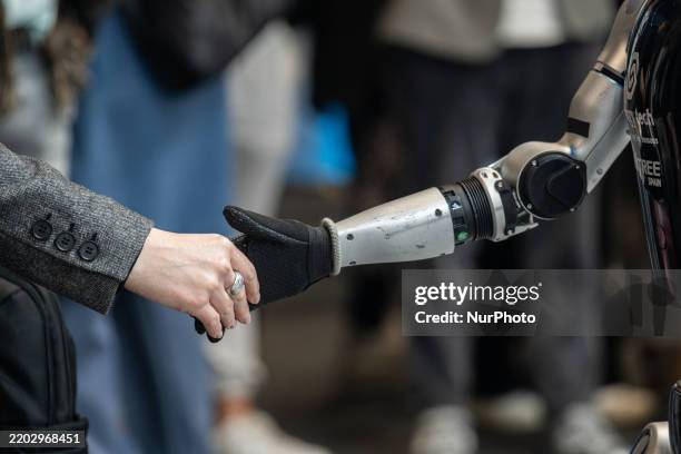 Unitree's viral robot is at Mobile World Congress 2025 in Barcelona, Spain, on March 6, 2025.