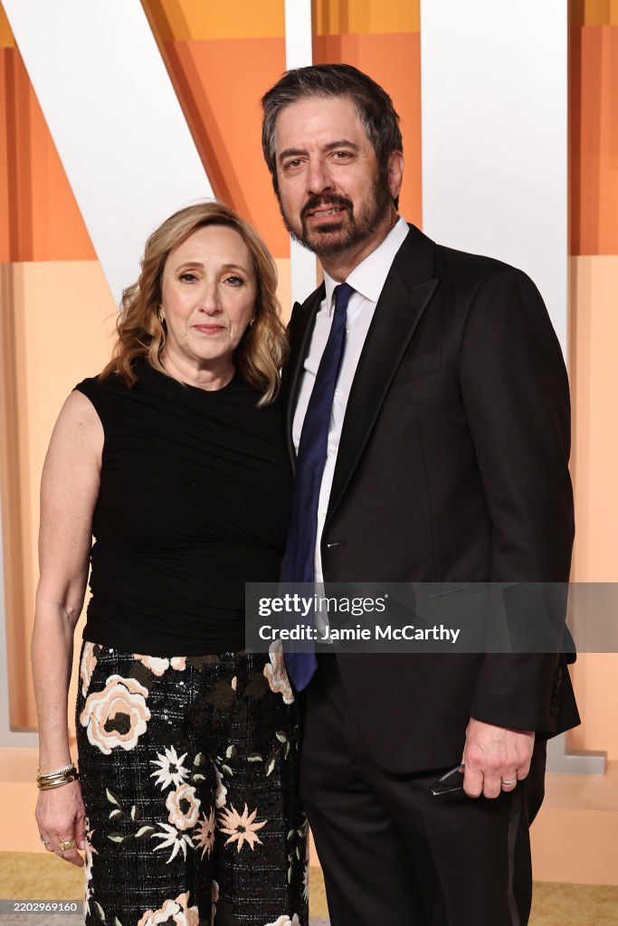 Anna Romano and Ray Romano attend the 2025 Vanity Fair Oscar Party ...