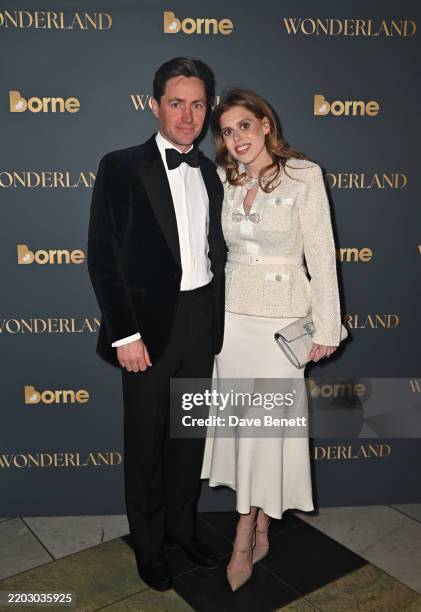 Edoardo Mapelli Mozzi and Princess Beatrice of York attend prematurity research charity Borne's Wonderland Gala with newly announced patron Princess...