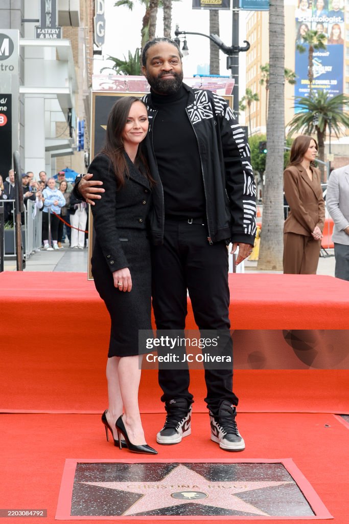 Christina Ricci Honored With A Star On The Hollywood Walk Of Fame