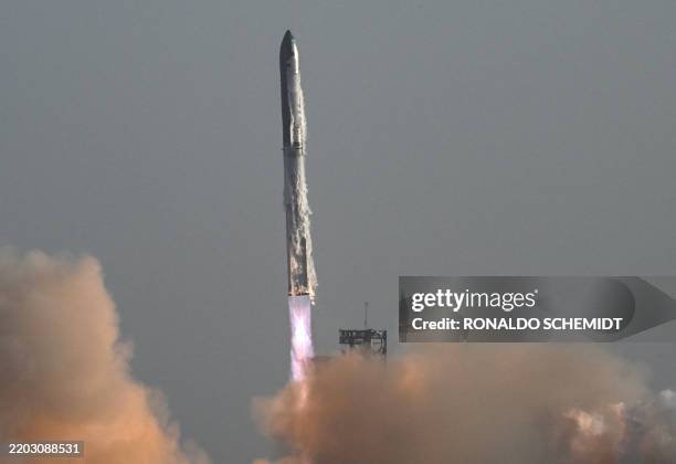 SpaceX's Starship lifts off from Starbase near Boca Chica, Texas, on March 6 during its 8th test flight. SpaceX carried out another launch of its...