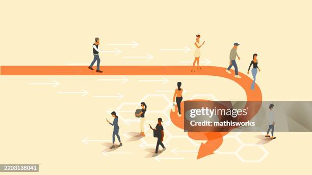 sales funnel - marketing funnel stock illustrations