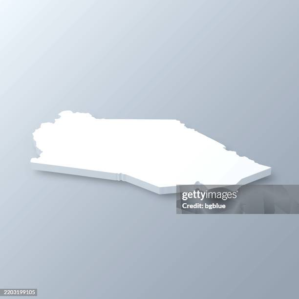 marion county, west virginia. 3d map on gray background - fairmont west virginia stock illustrations