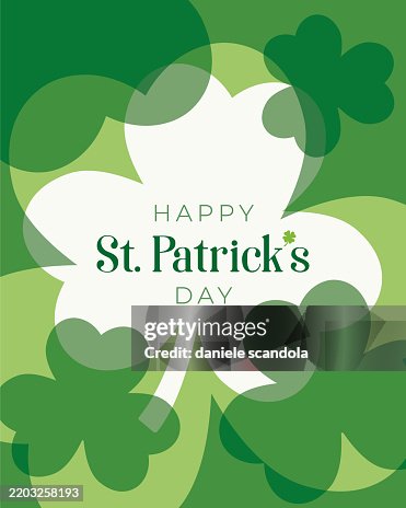 St. Patrick's Day with leaf clover frame. St. Patrick's Day with leaf clover frame.