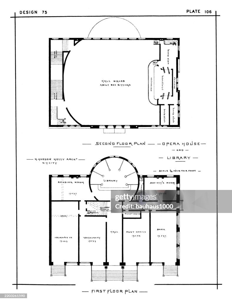 Historical Architecture of Public Buildings, 1878