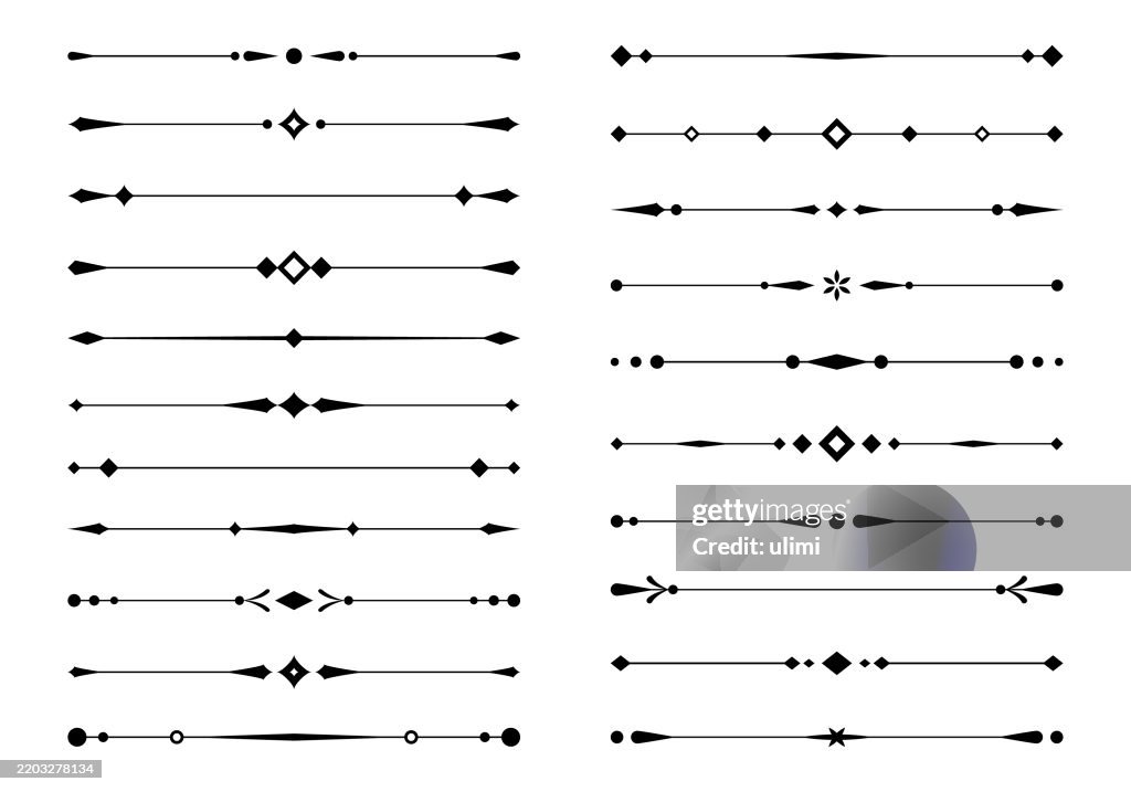 Program Divider Design Dividers High-Res Vector Graphic - Getty Images