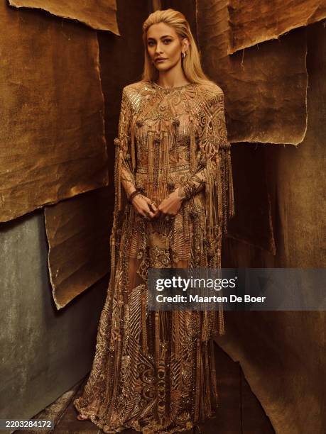 Paris Jackson attends Elton John AIDS Foundation's 33rd Annual Academy Awards Viewing Party on March 2, 2025 in West Hollywood, California.