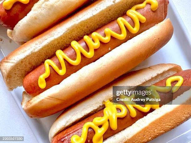 hot dog platter - processed meat stock pictures, royalty-free photos & images
