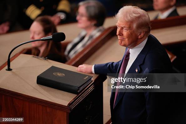 Donald Trump Delivers Joint Address To Congress Donald Trump Delivers Joint Address To Congress