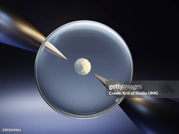 scientific visualization of a floating object seen through a convex lens - concave lens stock pictures, royalty-free photos & images
