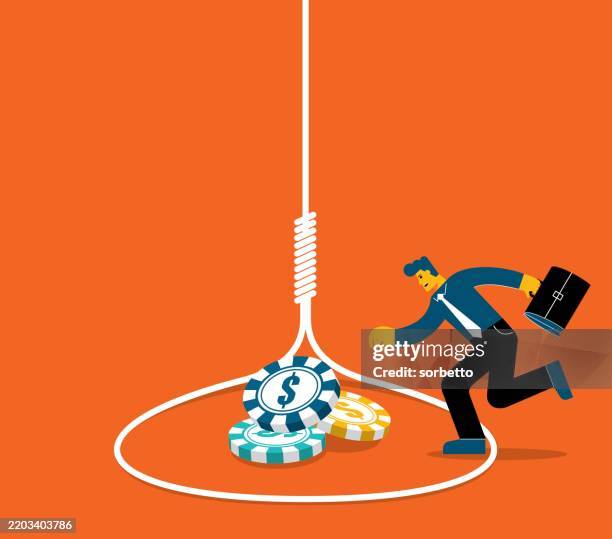 casino chips - trap - mouse trap stock illustrations