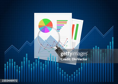 Stock Market Chart Vector Background High-Res Vector Graphic - Getty Images