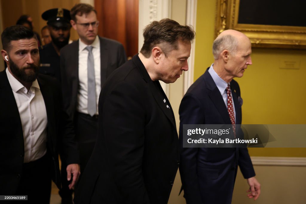 Elon Musk Meets With Republican Lawmakers On Capitol Hill