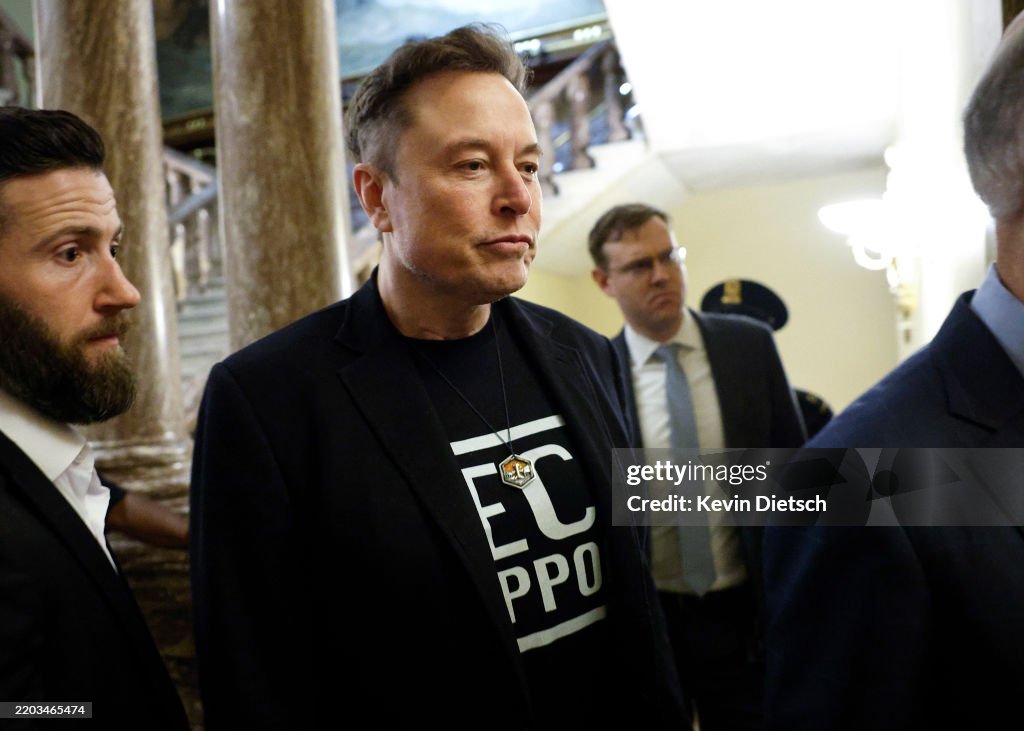 Elon Musk Meets With Republican Lawmakers On Capitol Hill