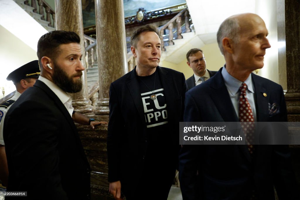 Elon Musk Meets With Republican Lawmakers On Capitol Hill