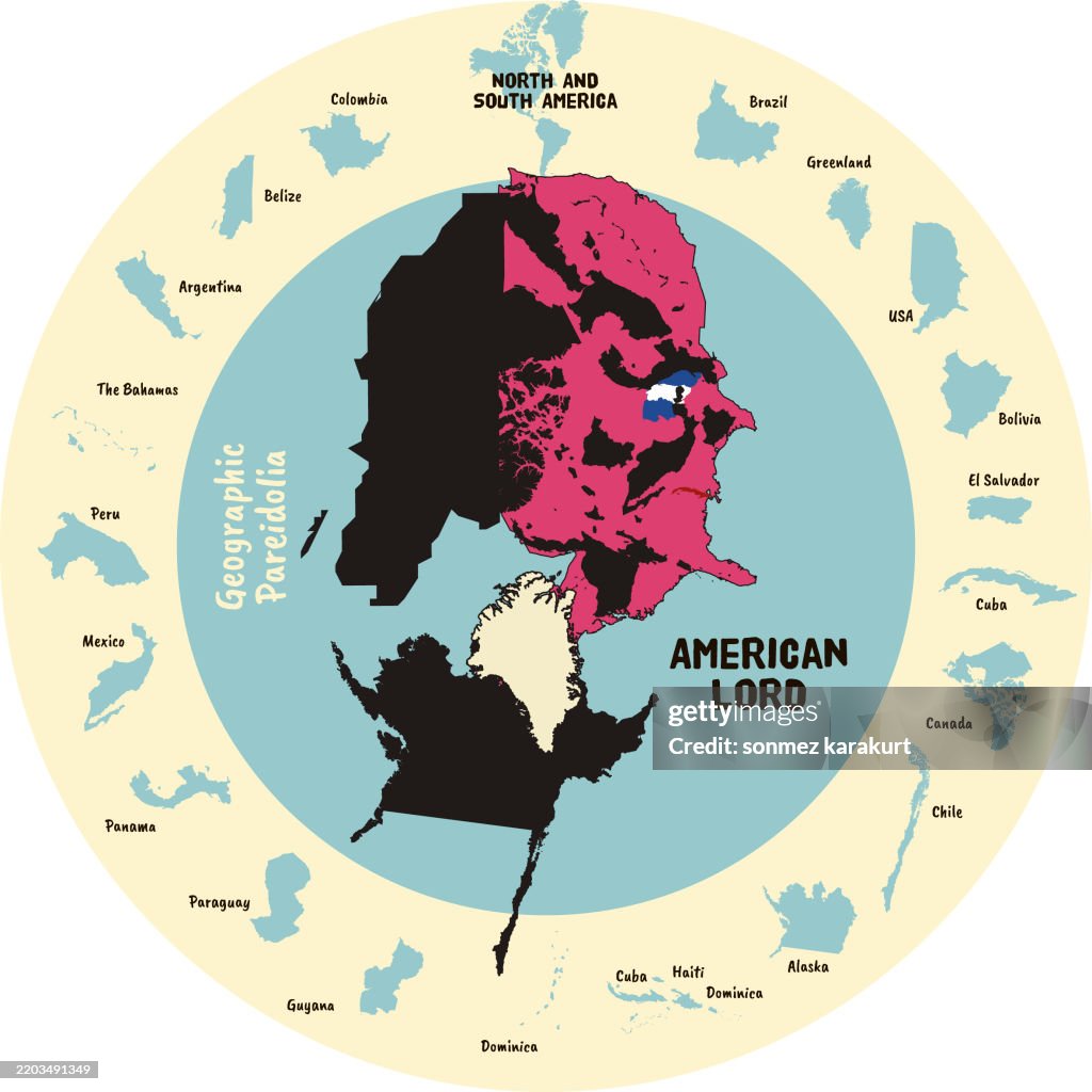 Geography pareidolia