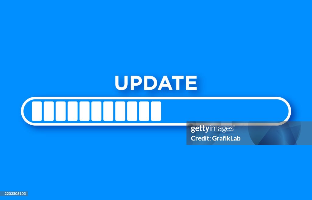 Loading Bar Depicting Update Process