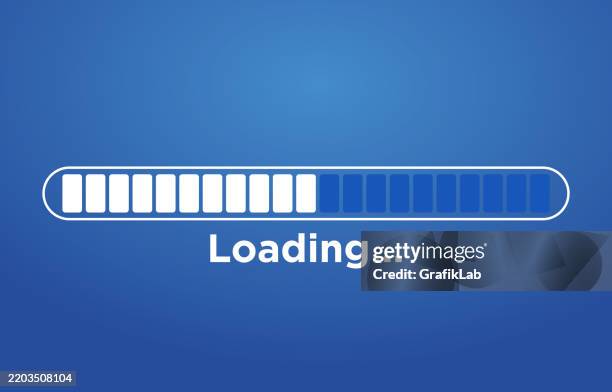 illustrazioni stock, clip art, cartoni animati e icone di tendenza di loading bar - caricare attività