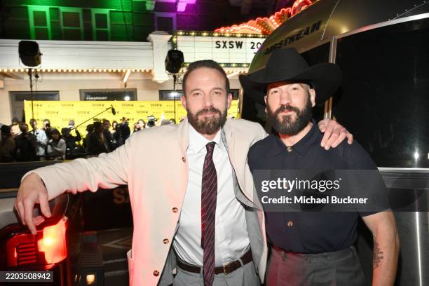Ben Affleck, Jon Bernthal at the "The Accountant 2" Premiere during the SXSW Conference & Festivals at the Paramount Theatre on March 8, 2025 in...