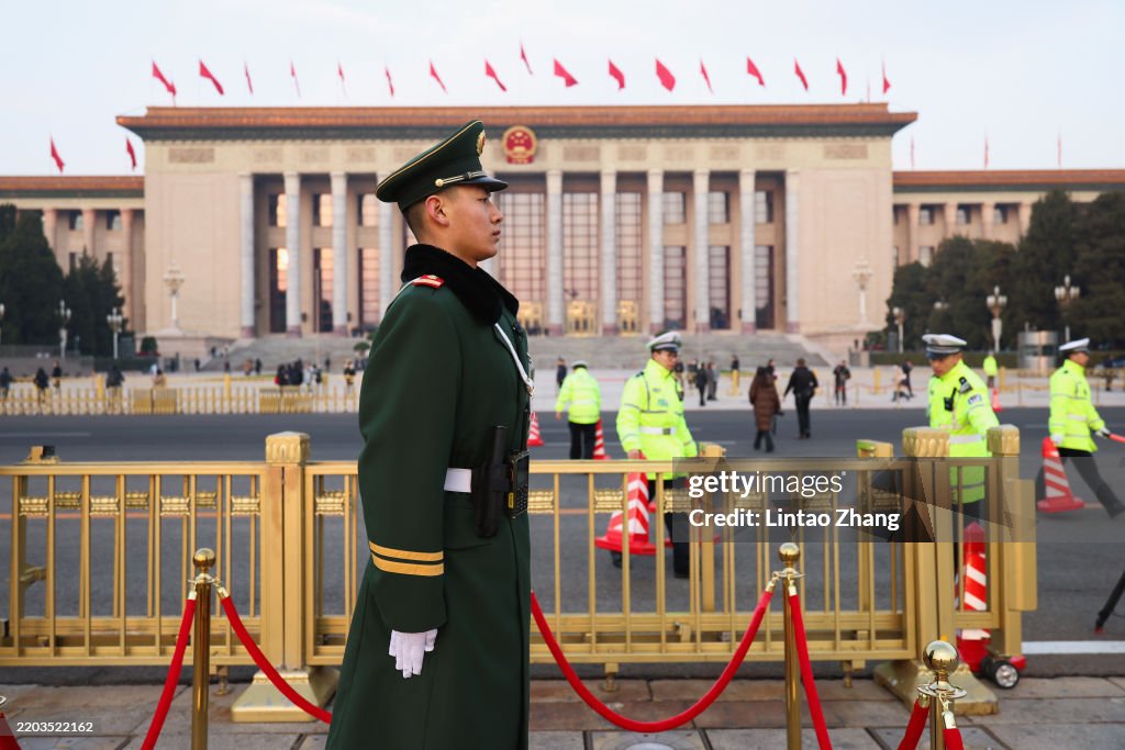 China's Leadership Holds Annual Two Sessions Political Meetings - NPC