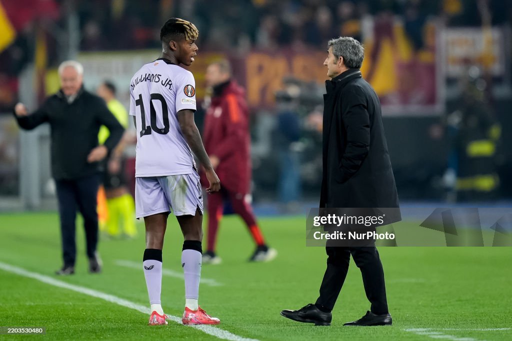 AS Roma v Athletic Club - UEFA Europa League 2024/25 Round of 16 First Leg