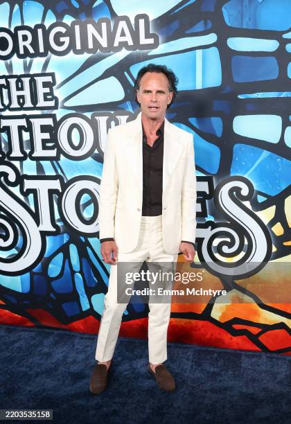 Walton Goggins attends the final season premiere of HBO Original Series' "The Righteous Gemstones" at Paramount Theatre on March 05, 2025 in Los...