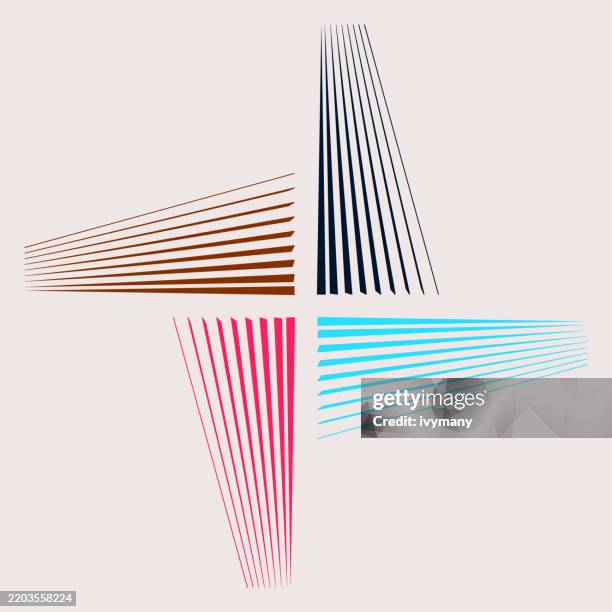 abstract stripes design element background - bias stock illustrations