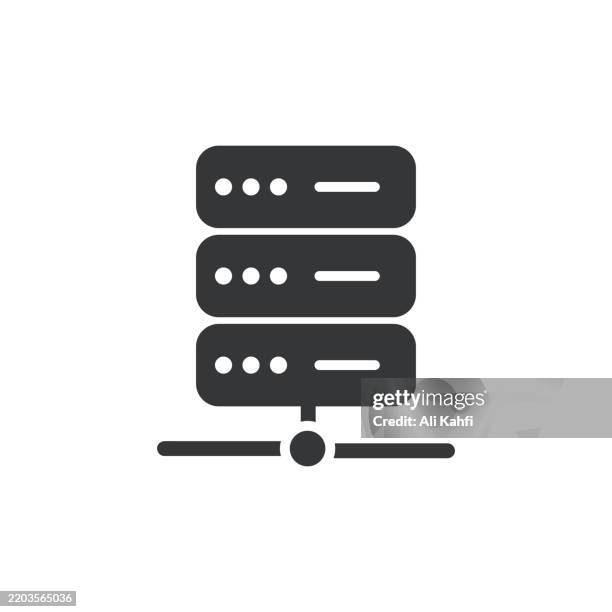 server glyph solid icon. solid icon that can be applied anywhere, simple, pixel perfect and modern style. - hosting stock illustrations