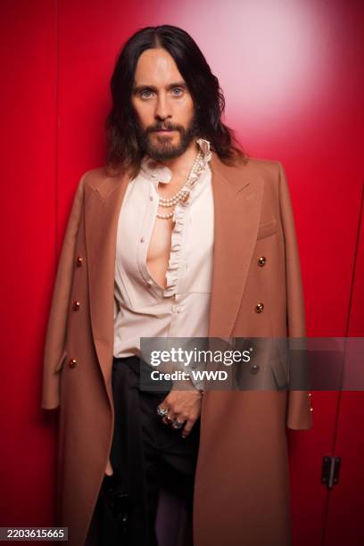 Jared Leto at the Valentino Fall RTW 2025 fashion show as part of Paris Fashion Week on March 9, 2025 in Paris, France.