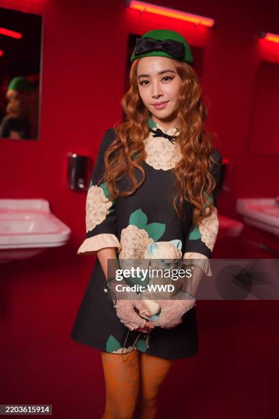 Jolin Tsai at the Valentino Fall RTW 2025 fashion show as part of Paris Fashion Week on March 9, 2025 in Paris, France.
