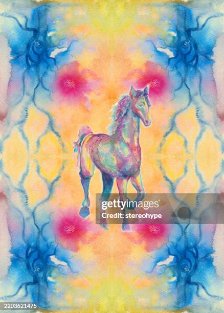 stallion lightnings - for immediate release stock illustrations