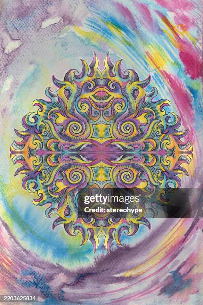 sun shield portal - inca stock illustrations