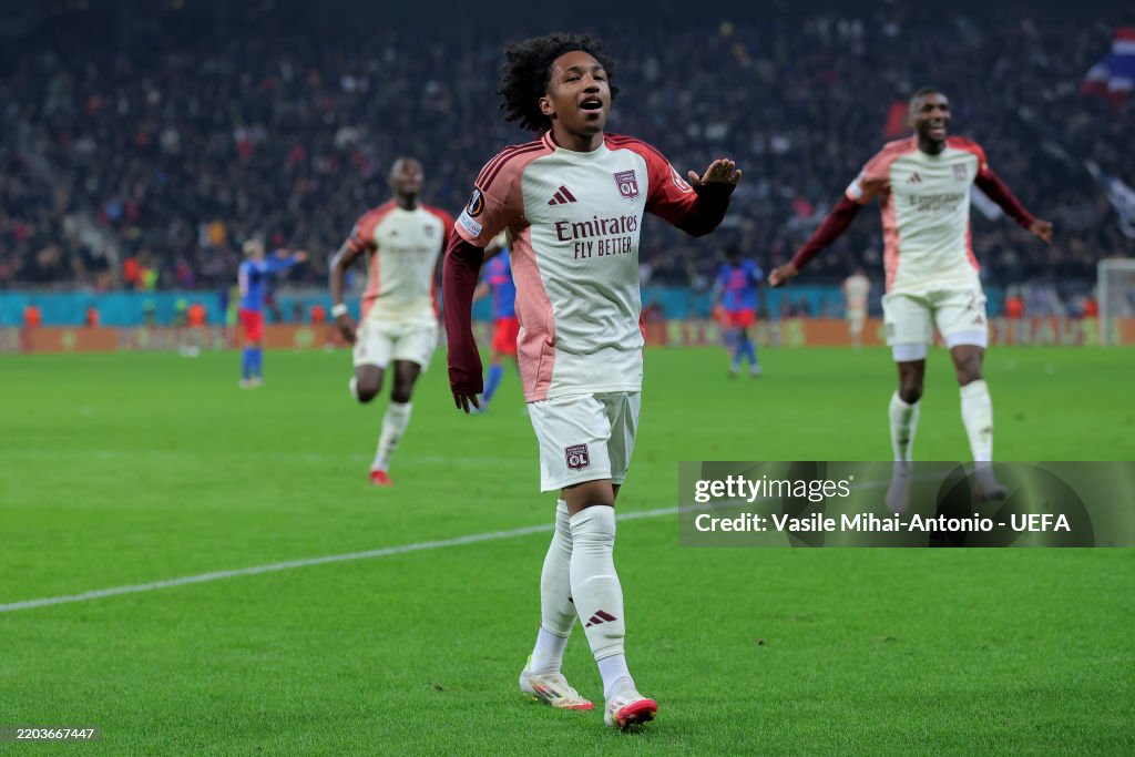 FCSB v Olympique Lyonnais - UEFA Europa League 2024/25 Round of 16 First Leg