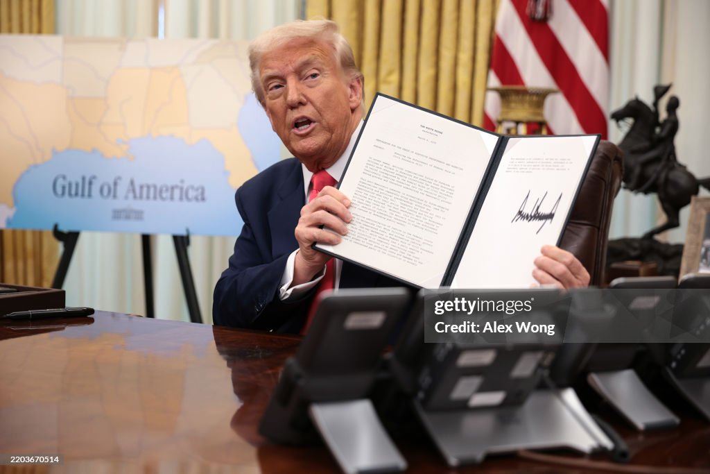 President Trump Signs Executive Orders At The White House