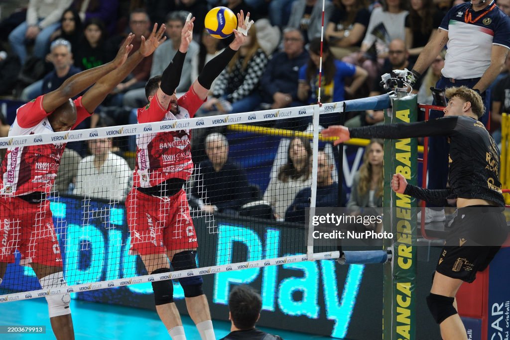 Rana Verona v Gas Sales Bluenergy Piacenza - Italian SuperLega Volley Chamionship
