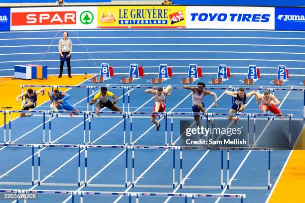 Alin Ionut Anton of Romania, Lorenzo Ndele Simonelli of Italy, Elie Bacari of Belguim, Bálint Szeles of Hungary, Daniel Goriola of Great Britain,...