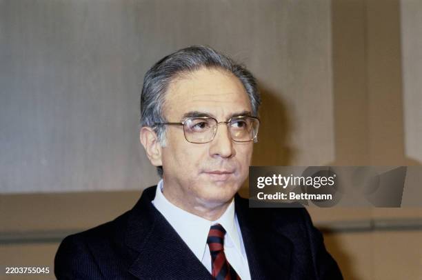 Italian Prime Minister Francesco Cossiga , August 10th 1979.