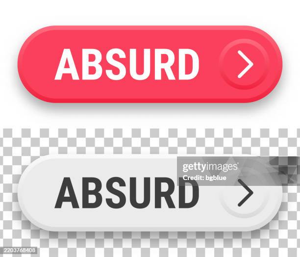 Absurd 3d Click Web Buttons On Blank Background High-Res Vector Graphic ...