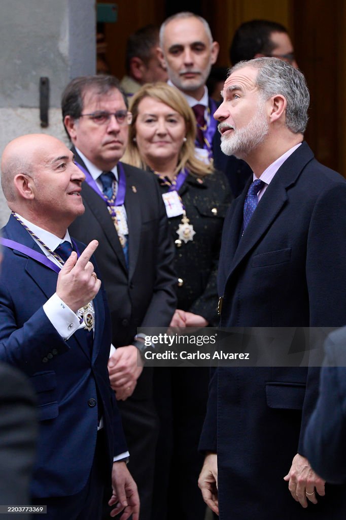 King Felipe of Spain Attends The Traditional Thanksgiving To Medinaceli's Christ
