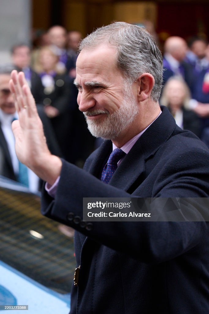 King Felipe of Spain Attends The Traditional Thanksgiving To Medinaceli's Christ