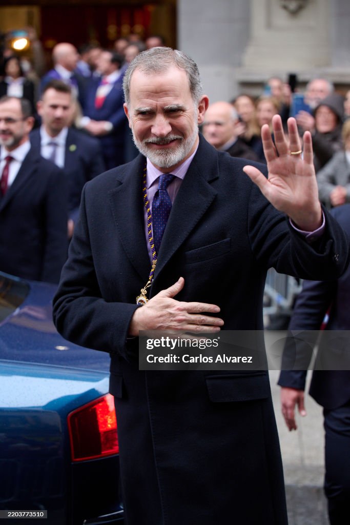 King Felipe of Spain Attends The Traditional Thanksgiving To Medinaceli's Christ