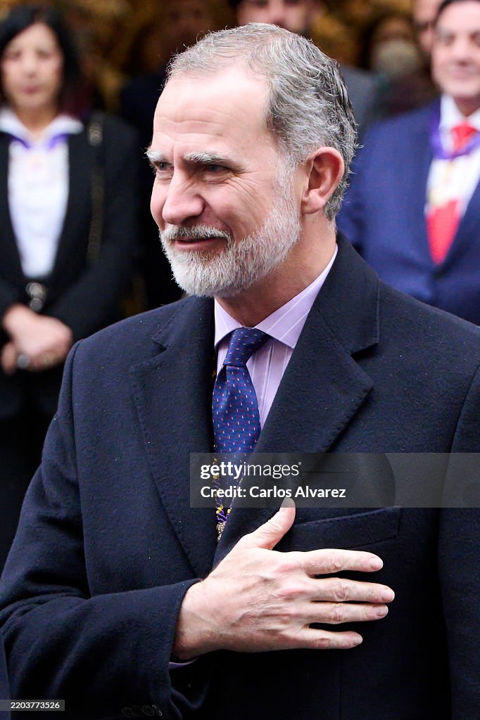 King Felipe of Spain Attends The Traditional Thanksgiving To Medinaceli's Christ