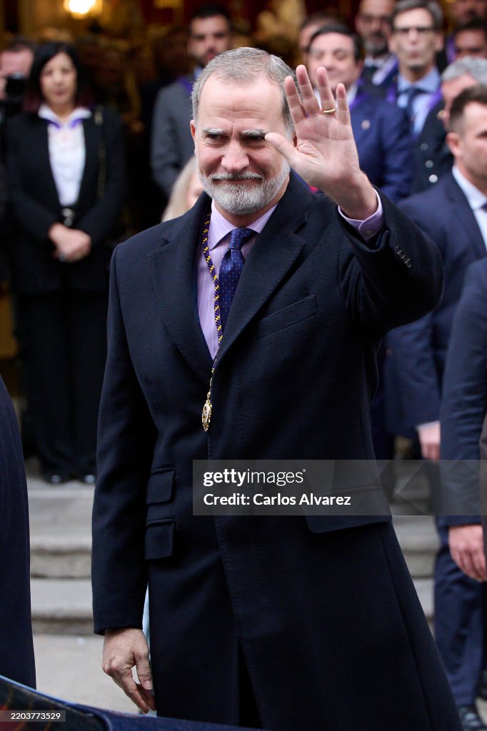 King Felipe of Spain Attends The Traditional Thanksgiving To Medinaceli's Christ