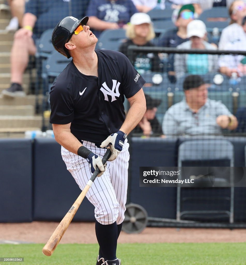 New York Yankees DJ LeMahieu during spring training