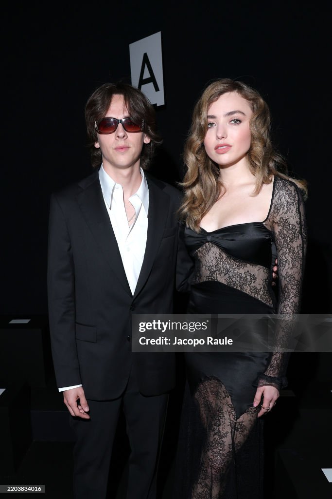 Jacob Ricci Jacob Bertrand and Peyton List attend the Nina Ricci Womenswear... News ...